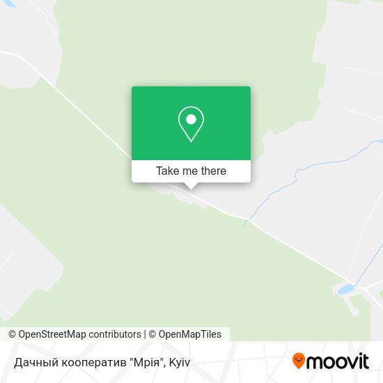 Карта Дачный кооператив "Мрiя"