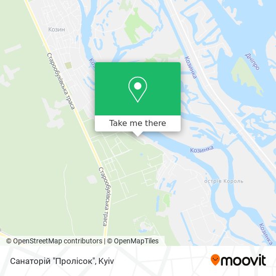 Санаторій "Пролісок" map