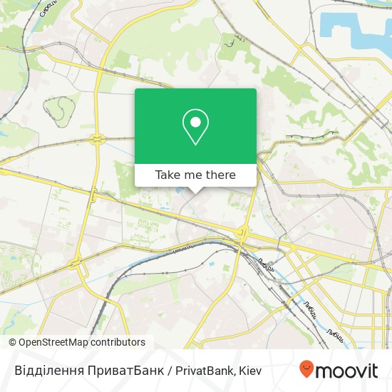Відділення ПриватБанк / PrivatBank map