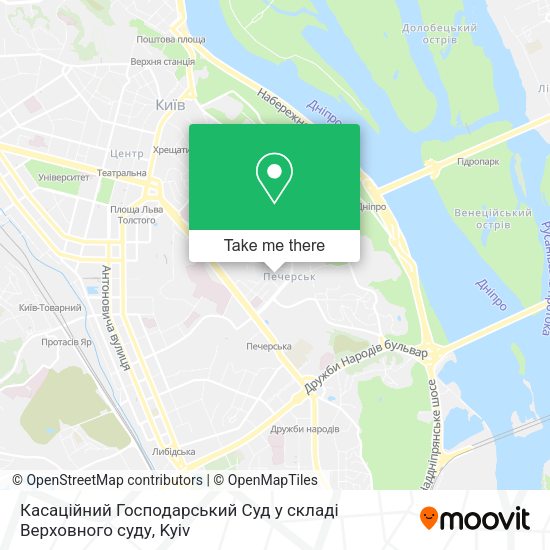 Карта Касаційний Господарський Суд у складі Верховного суду