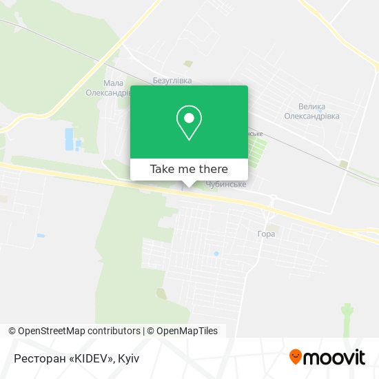 Ресторан «KIDEV» map
