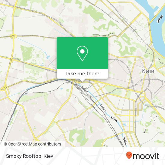 Карта Smoky Rooftop