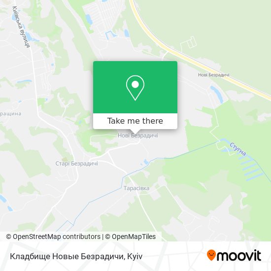 Кладбище Новые Безрадичи map