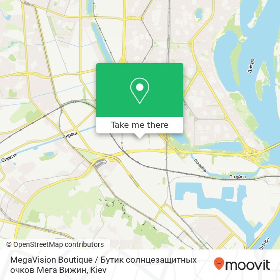 MegaVision Boutique / Бутик солнцезащитных очков Мега Вижин map