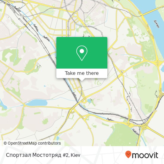 Спортзал Мостотряд #2 map