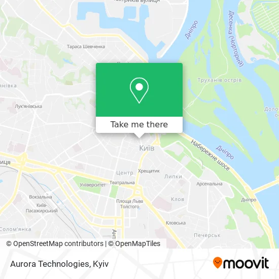 Aurora Technologies map