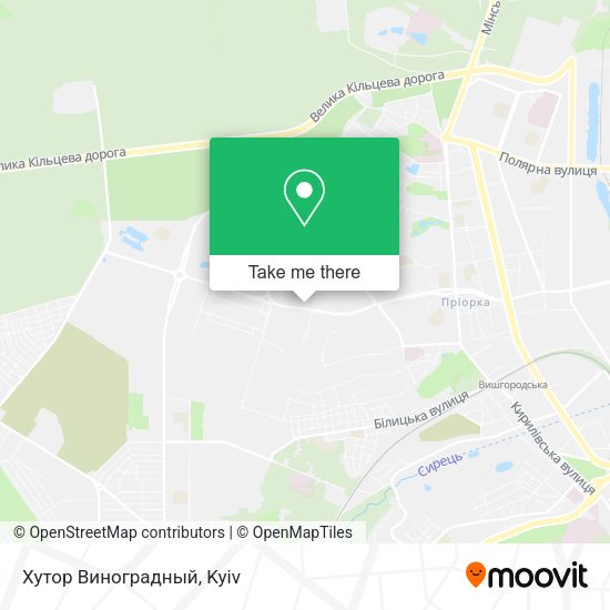 Карта Хутор Виноградный