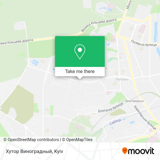 Хутор Виноградный map