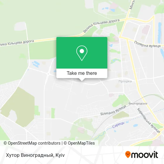 Карта Хутор Виноградный