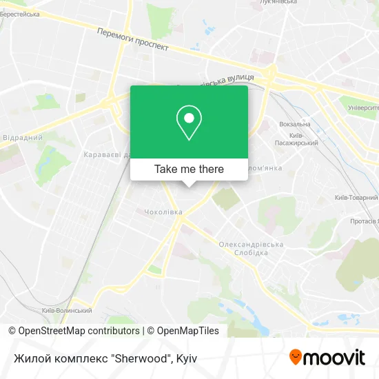 Карта Жилой комплекс "Sherwood"