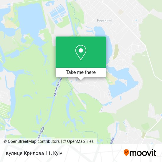 Карта вулиця Крилова 11