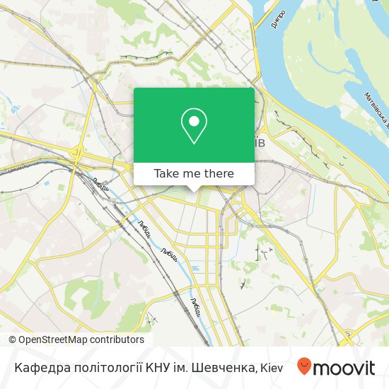 Кафедра політології КНУ ім. Шевченка map