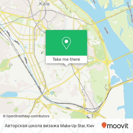 Авторская школа визажа Make-Up Star map