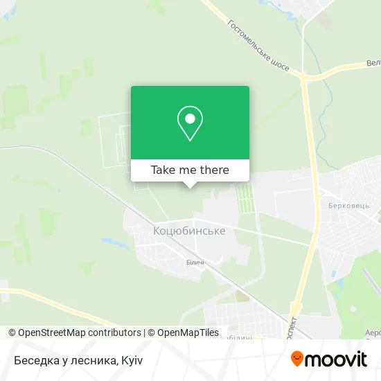 Карта Беседка у лесника