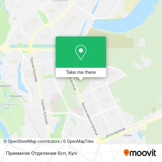 Карта Приемное Отделение бсп