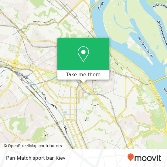 Pari-Match sport bar map