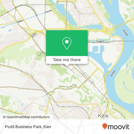 Podil Business Park map