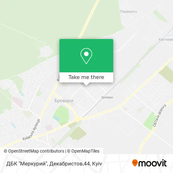 ДБК "Меркурий", Декабристов,44 map