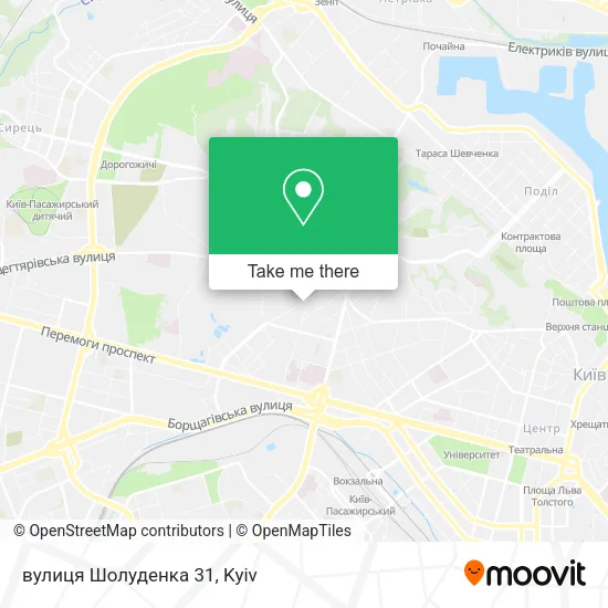 вулиця Шолуденка 31 map