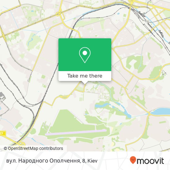 вул. Народного Ополчення, 8 map