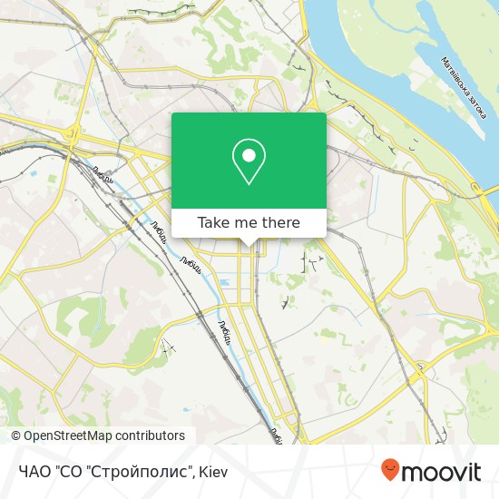 ЧАО "СО "Стройполис" map