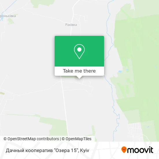 Дачный кооператив "Озера 15" map