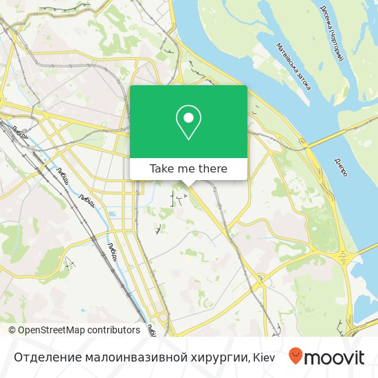 Отделение малоинвазивной хирургии map