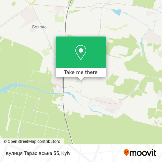 вулиця Тарасівська 55 map