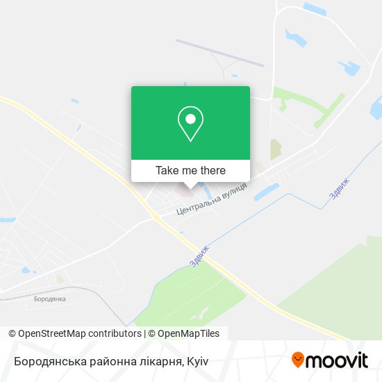 Бородянська районна лікарня map