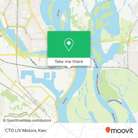 СТО LIV Motors map