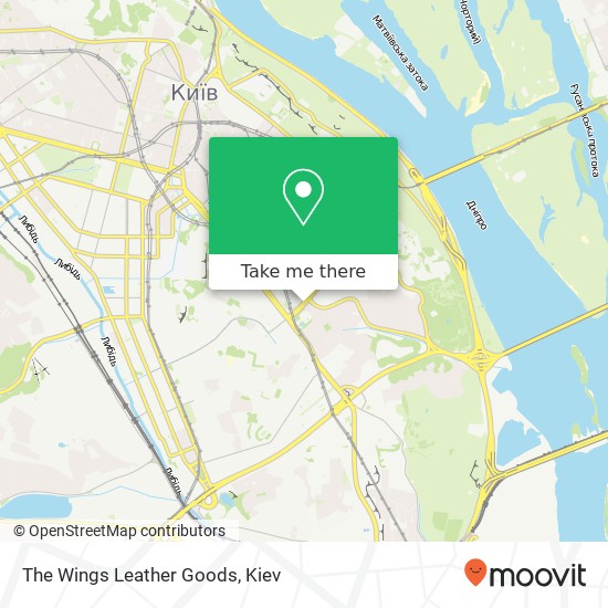 The Wings Leather Goods map