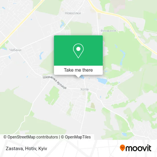 Карта Zastava, Hotiv
