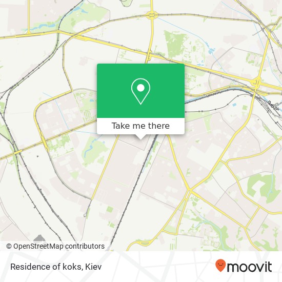 Residence of koks map