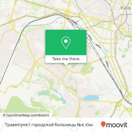 Травмпункт городской больницы №4 map