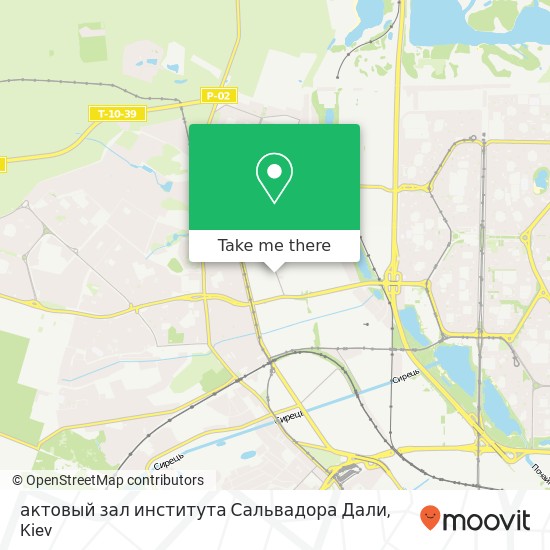 актовый зал института Сальвадора Дали map