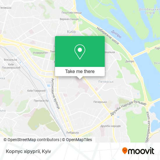 Корпус хірургії map