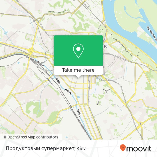 Продуктовый супермаркет map