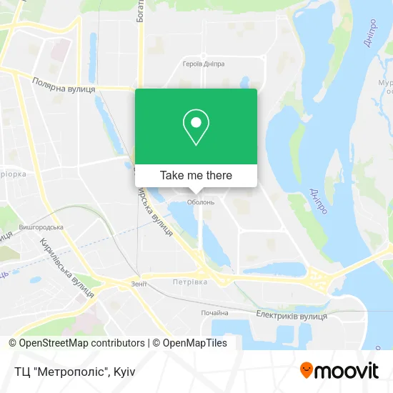 Карта ТЦ "Метрополіс"