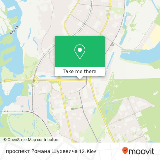 проспект Романа Шухевича 12 map