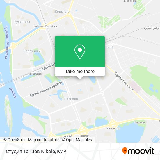 Студия Танцев Nikole map