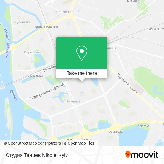 Студия Танцев Nikole map
