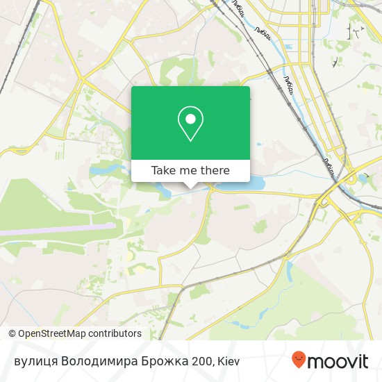 вулиця Володимира Брожка 200 map