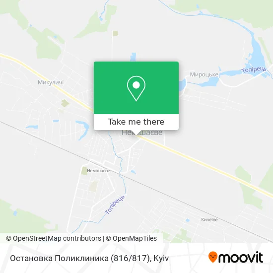 Остановка Поликлиника (816 / 817) map
