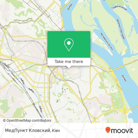 МедПункт Кловский map