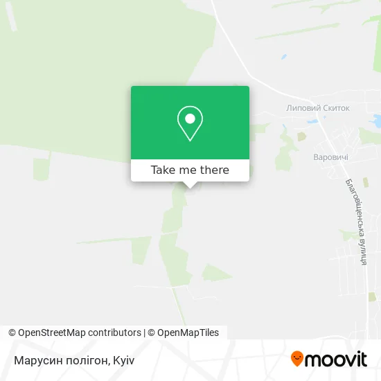 Карта Марусин полігон