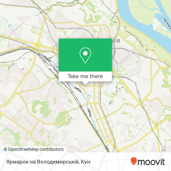 Карта Ярмарок на Володимирській
