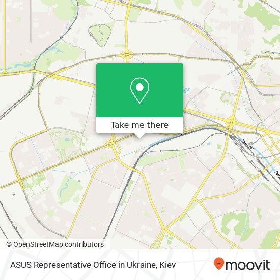ASUS Representative Office in Ukraine map