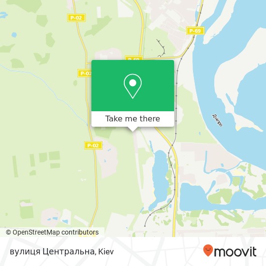 вулиця Центральна map