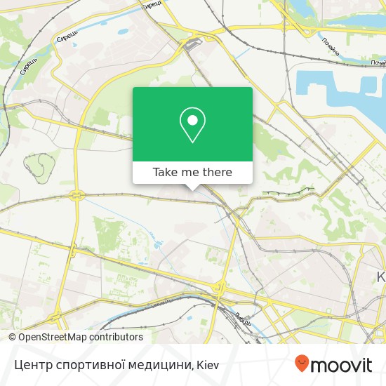 Центр спортивної медицини map