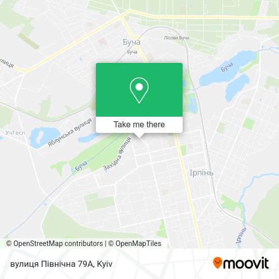 вулиця Північна 79А map